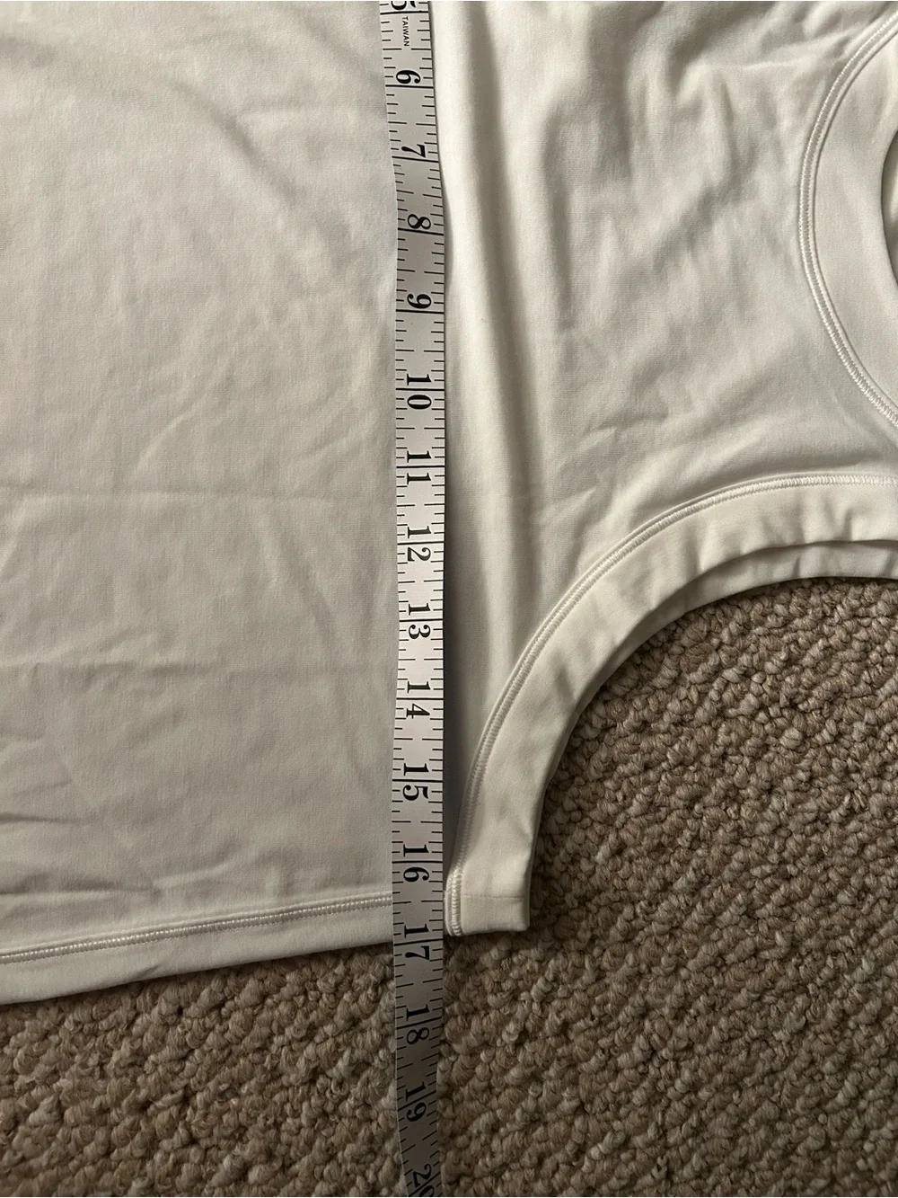 LULULEMON NWOT Jersey Training Tank Top - White, Sz 6
